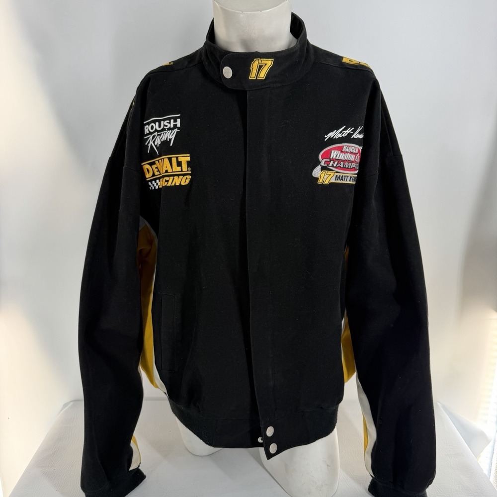 Vintage Team Caliber Matt Kenseth #17 DeWALT Racing Jacket XXL 2003 NASCAR